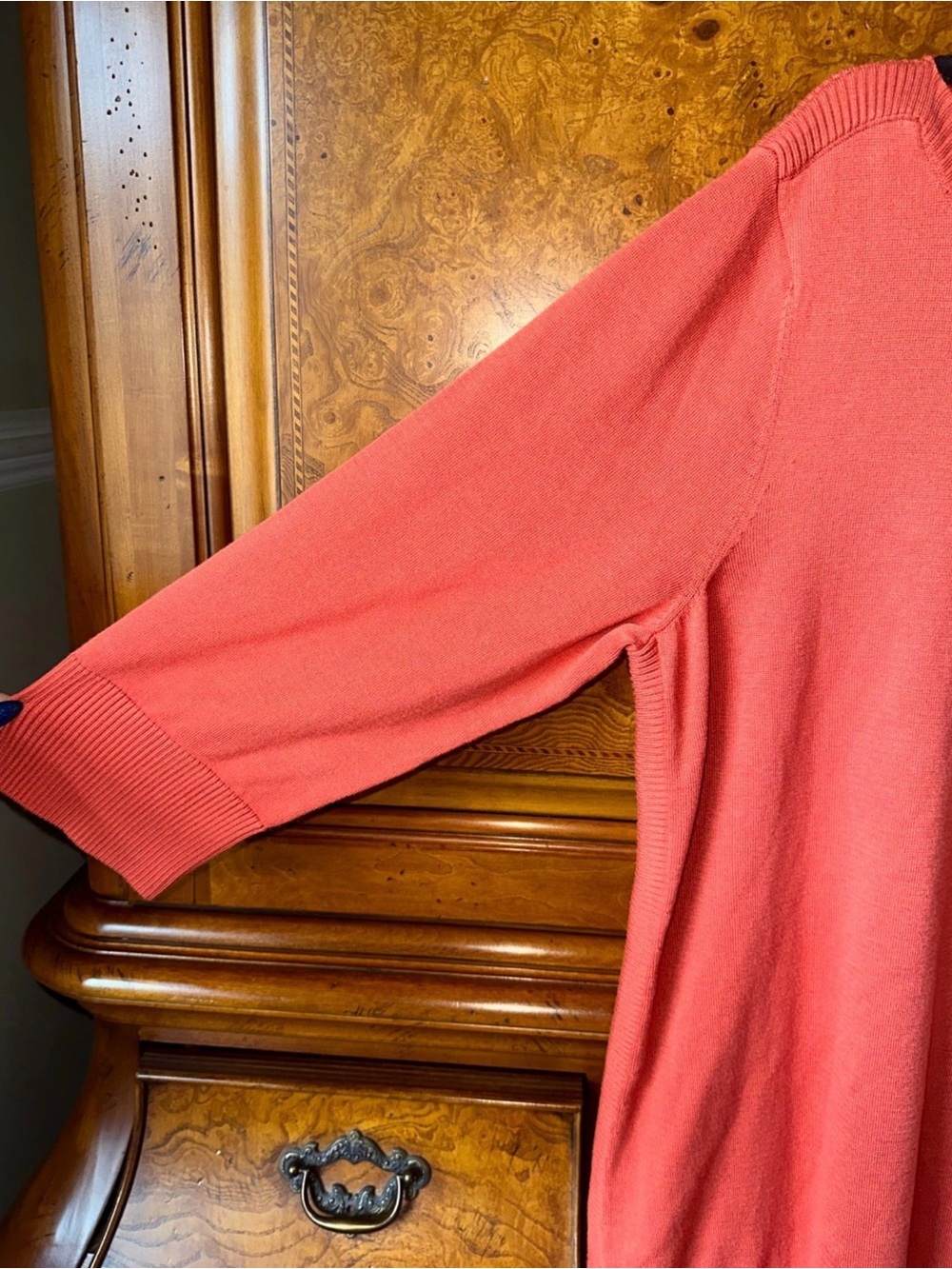 Women’s Coral Lightweight Sweater Tunic – Cable & Gauge – Size 1X - Picture 3 of 8